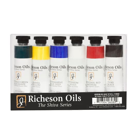 Richeson Oils Basic Signature&#xAE; Shiva Series Oil Paint Set
